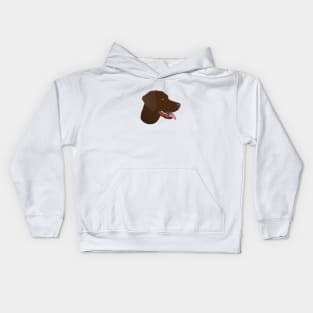 Chocolate Labrador Kids Hoodie